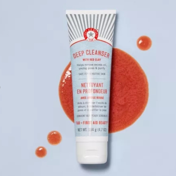 FIRST AID BEAUTY Pure Skin Deep Cleanser with Red Clay - 4.7oz - Ulta Beauty - Picture 2 of 6